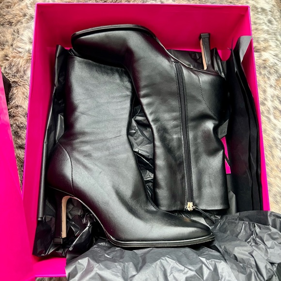 Zara black Leather Booties - Picture 6 of 6